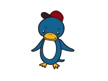 帽子屋キャラクターペンギンVer