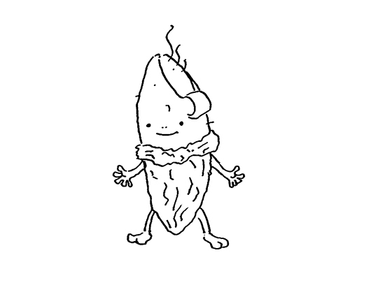 冬の醍醐味且つ大定番！焼き芋のキャラクター